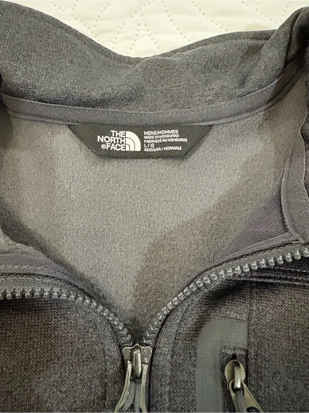 The North Face Men's Charcoal Quarter-Zip Pullover